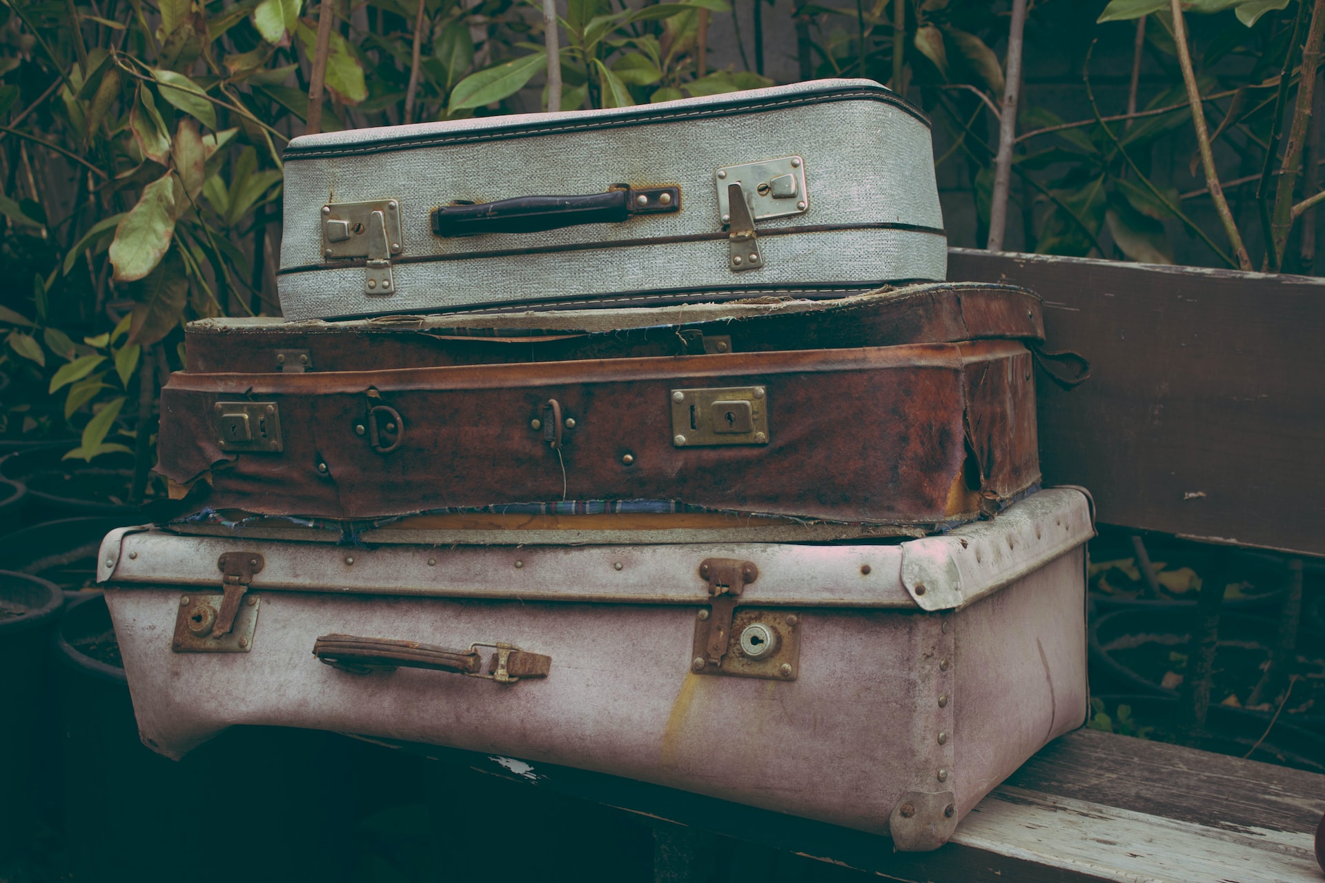 Vintage suitcases