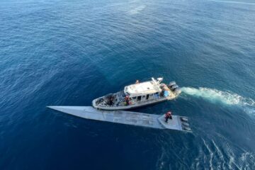 $87 million worth of cocaine found aboard submarine off Colombian coast