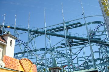 Jetline rollercoast at Gröna Lund amusement park - Photo from 2007